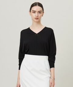 ICB / アイシービー ニット・セーター | 【洗える】シンセティックハイゲージ Vネックニット