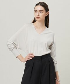 ICB / アイシービー ニット・セーター | 【洗える】シンセティックハイゲージ Vネックニット