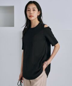 ICB / アイシービー ニット・セーター | 【接触冷感・UVカット・洗える】 VIS/NYハイゲージ デザインプルオーバー