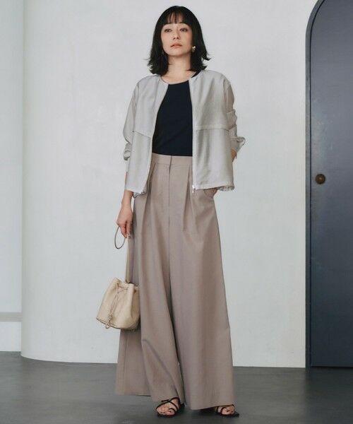 ICB / アイシービー ニット・セーター | 【洗える】オーガニックコットンリブ ノースリーブニット | 詳細8