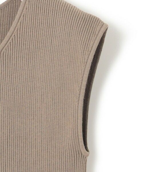 ICB / アイシービー ニット・セーター | 【洗える】オーガニックコットンリブ ノースリーブニット | 詳細15
