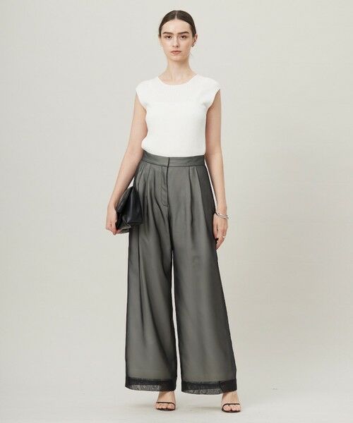 ICB / アイシービー ニット・セーター | 【洗える】オーガニックコットンリブ ノースリーブニット | 詳細19