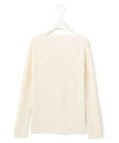 ICB / アイシービー ニット・セーター | 【9/8〜9/25期間限定・完全受注生産】ICBロゴプレート付きエクストラファインメリノリブ ボートネックニット