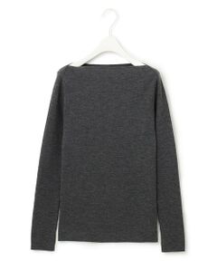 ICB / アイシービー ニット・セーター | 【9/8〜9/25期間限定・完全受注生産】ICBロゴプレート付きエクストラファインメリノリブ ボートネックニット