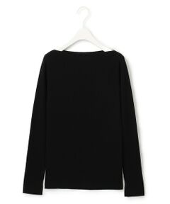 ICB / アイシービー ニット・セーター | 【9/8〜9/25期間限定・完全受注生産】ICBロゴプレート付きエクストラファインメリノリブ ボートネックニット