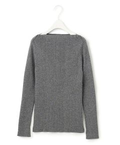 ICB / アイシービー ニット・セーター | 【9/8〜9/25期間限定・完全受注生産】ICBロゴプレート付きエクストラファインメリノリブ ボートネックニット