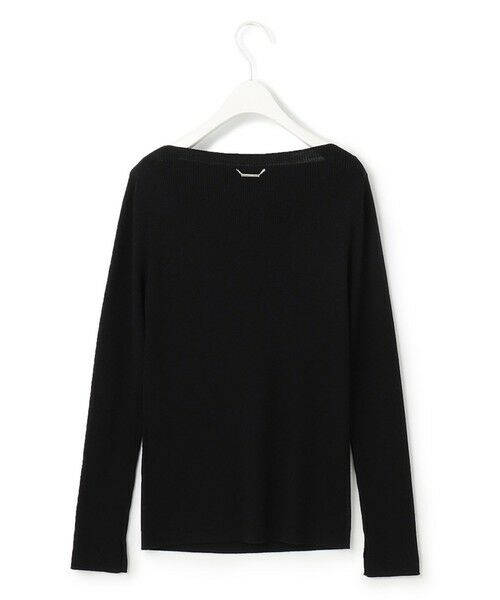 ICB / アイシービー ニット・セーター | 【9/8〜9/25期間限定・完全受注生産】ICBロゴプレート付きエクストラファインメリノリブ ボートネックニット | 詳細2