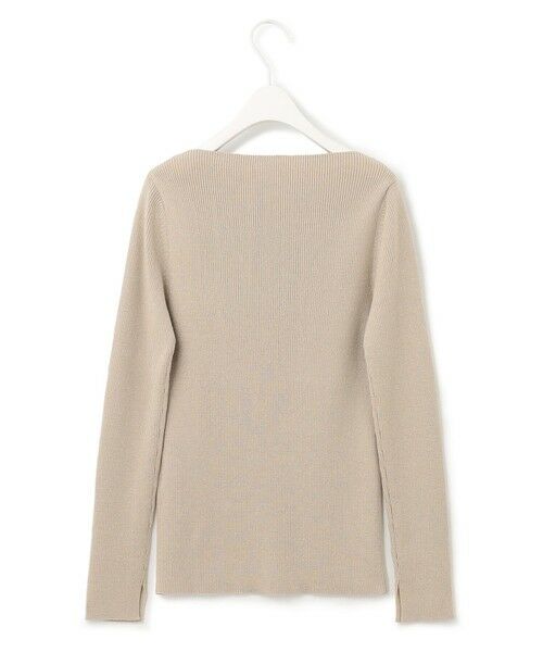 ICB / アイシービー ニット・セーター | 【9/8〜9/25期間限定・完全受注生産】ICBロゴプレート付きエクストラファインメリノリブ ボートネックニット | 詳細5