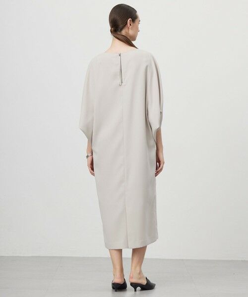 新品タグなし　ESTNATIONストレッチポンチドルマンスリーブワンピース ESTNATION / ストレッチポンチドルマンスリーブワンピース