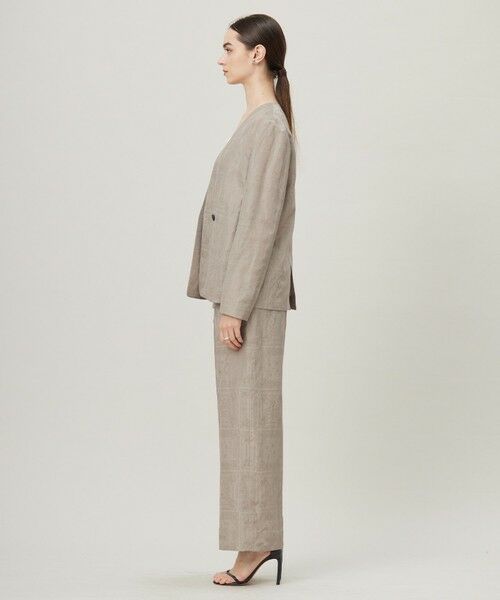 ICB / アイシービー その他パンツ | 【日本製・洗える】ペイズリーレノクロス ワイドストレートパンツ | 詳細2