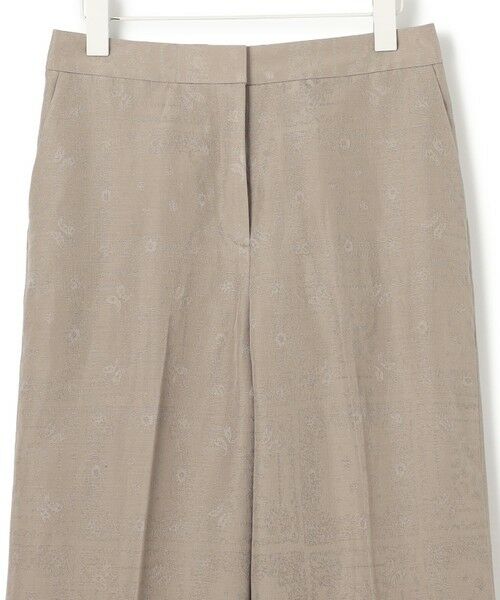 ICB / アイシービー その他パンツ | 【日本製・洗える】ペイズリーレノクロス ワイドストレートパンツ | 詳細6