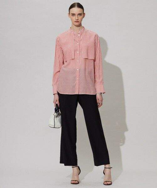 ICB / アイシービー シャツ・ブラウス | 【洗える】キュプラローンストライプ シャツ | 詳細11