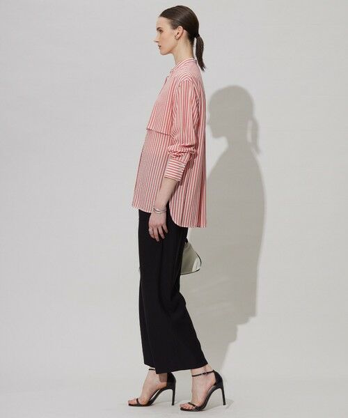 ICB / アイシービー シャツ・ブラウス | 【洗える】キュプラローンストライプ シャツ | 詳細12