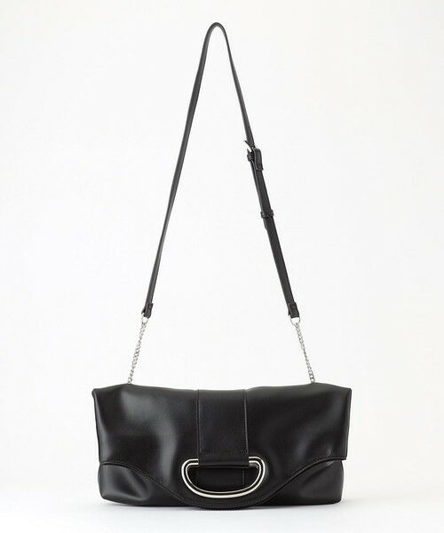 ICB / アイシービー クラッチ・パーティバッグ | 2WAYメタルハンドルトート(ブラック系)