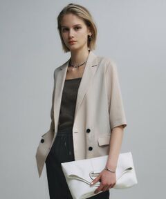 ICB / アイシービー テーラードジャケット | 【洗える】Peラミーシアータフタジャケット