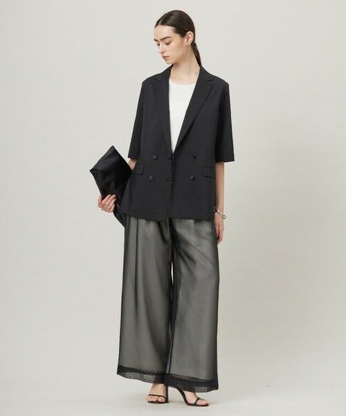 ICB / アイシービー テーラードジャケット | 【洗える】Peラミーシアータフタジャケット | 詳細14