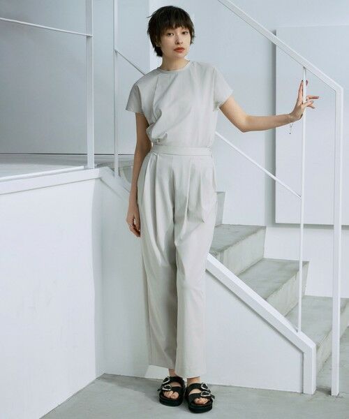 ICB / アイシービー カットソー | 【接触冷感・UVカット・防シワ・洗える】 アトラストリコット フレンチスリーブトップス | 詳細2