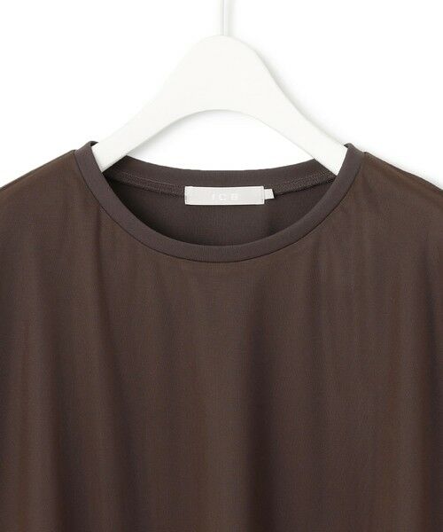 icb 今季【接触冷感・UVケア・速乾・洗える】 チュールレイヤード カットソー 25SS 今期 極美品 iCB チュールレイヤード カットソー UVケア 速