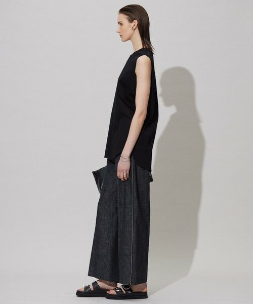 ICB / アイシービー カットソー | 【接触冷感・洗える】コンパクトスムース ノースリーブ Tシャツ | 詳細2