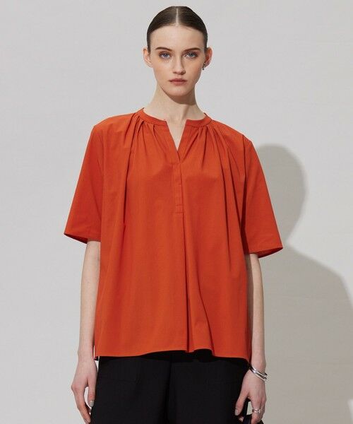 ICB / アイシービー カットソー | 【洗える】 サラドラトリコット カットソー(オレンジ系)