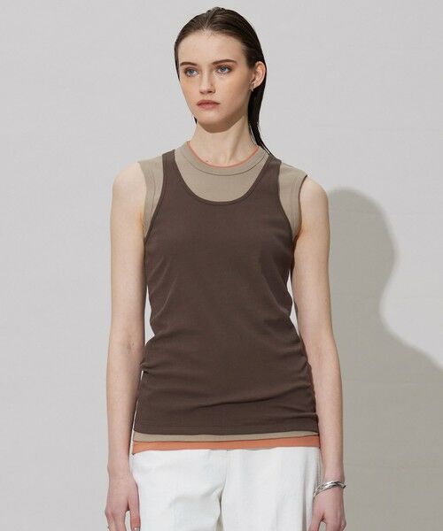 セール】 【洗える】レイヤードタンク （タンクトップ）｜ICB