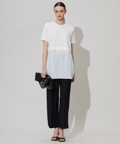 ICB / アイシービー カットソー | 【人気のため新色追加・UVケア・洗える】シアージャージーコンビ カットソー | 詳細5