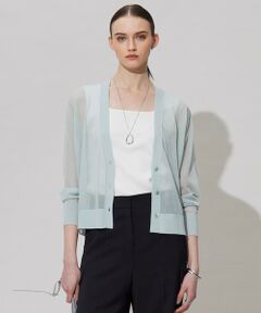 ICB / アイシービー カーディガン・ボレロ | 【洗える】ドライシアーカーディガン