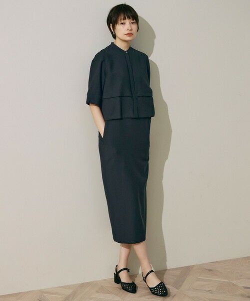 ICB / アイシービー ロング・マキシ丈ワンピース | 【接触冷感・洗える】 ワッシャーツイル ワンピース | 詳細1