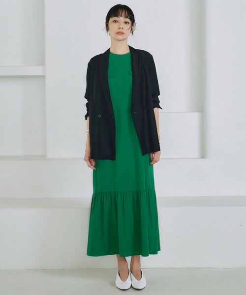 ICB / アイシービー ドレス | 【接触冷感・UVカット・洗える】 T/Rドライリネン ワンピース | 詳細5