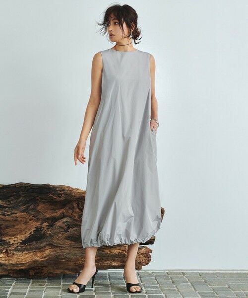 ICB / アイシービー ロング・マキシ丈ワンピース | 【洗える】 ハイマルチメモリータフタ ワンピース | 詳細1