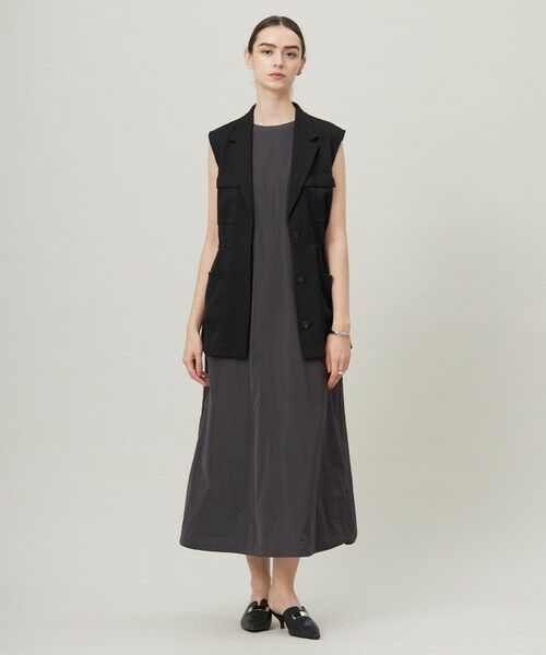 ICB / アイシービー ロング・マキシ丈ワンピース | 【洗える】 ハイマルチメモリータフタ ワンピース | 詳細15