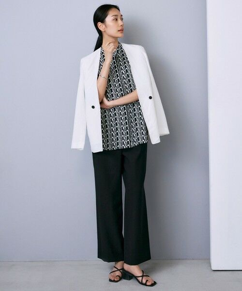 ICB / アイシービー その他パンツ | 【人気のため新色追加・接触冷感・洗える】 ワッシャーツイル ワイドストレートパンツ | 詳細3