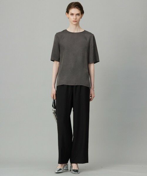 ICB / アイシービー その他パンツ | 【人気のため新色追加・接触冷感・洗える】 ワッシャーツイル ワイドストレートパンツ | 詳細5