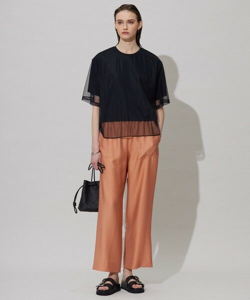 ICB / アイシービー その他パンツ | 【人気のため新色追加・接触冷感・洗える】 ワッシャーツイル ワイドストレートパンツ | 詳細21