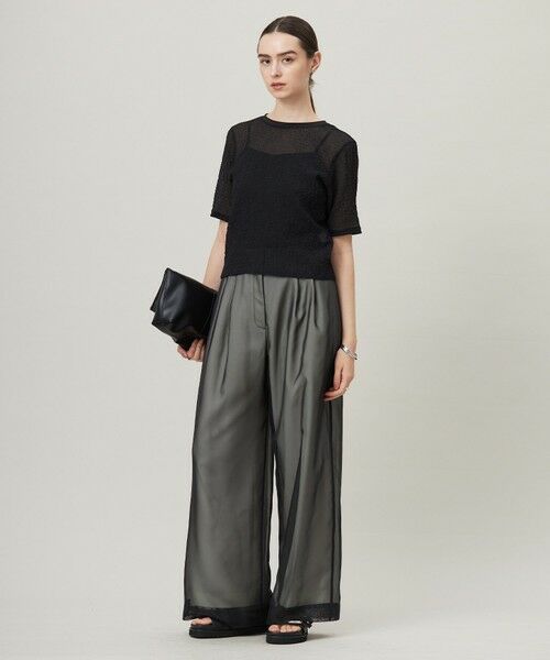 ICB / アイシービー その他パンツ | 【洗える】 シアーレイヤードパンツ | 詳細11