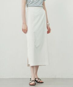 ICB / アイシービー ミニ・ひざ丈スカート | 【洗える】シェルタリングドライサテン タイトスカート