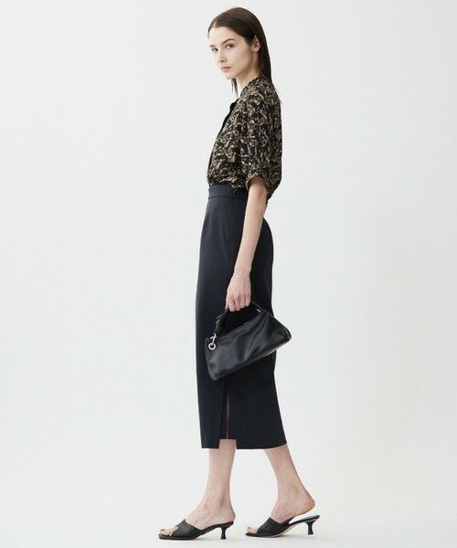 ICB / アイシービー ミニ・ひざ丈スカート | 【洗える】シェルタリングドライサテン タイトスカート | 詳細19