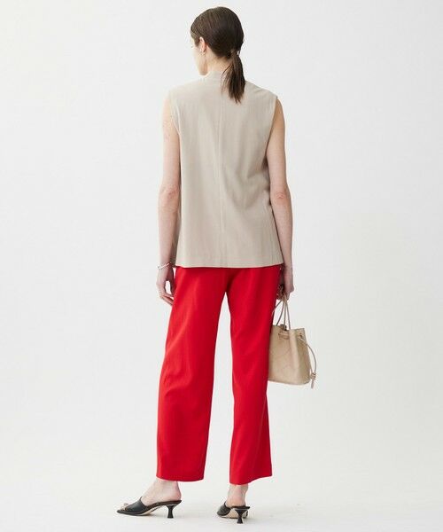 ICB / アイシービー ベスト | 【接触冷感・UVカット・洗える】 T/Rドライリネン ジレ | 詳細7