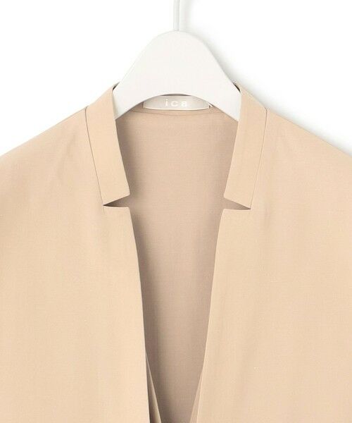 ICB / アイシービー ベスト | 【接触冷感・UVカット・洗える】 T/Rドライリネン ジレ | 詳細10