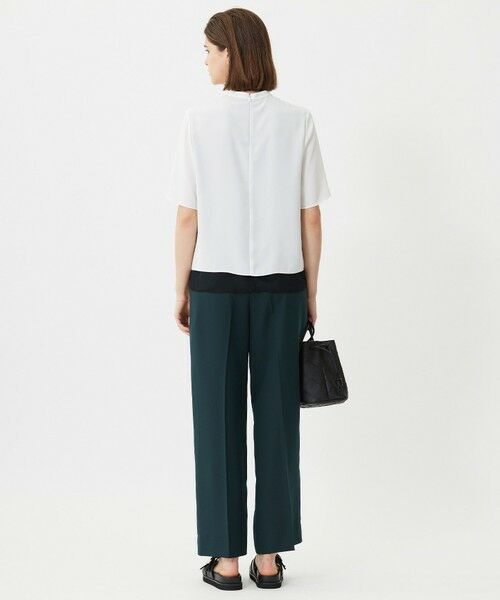 ICB / アイシービー シャツ・ブラウス | 【UVケア・洗える】BackSatinAmunzen シフォンコンビブラウス | 詳細3