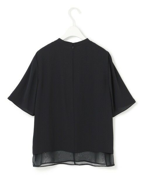 ICB / アイシービー シャツ・ブラウス | 【UVケア・洗える】BackSatinAmunzen シフォンコンビブラウス | 詳細7