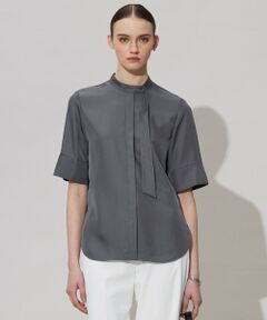 ICB / アイシービー シャツ・ブラウス | 【接触冷感・速乾・洗える】シルキーツイル デザインブラウス