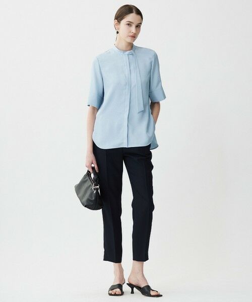 ICB / アイシービー シャツ・ブラウス | 【接触冷感・速乾・洗える】シルキーツイル デザインブラウス | 詳細1