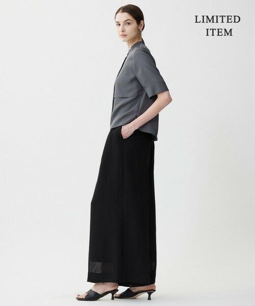 ICB / アイシービー シャツ・ブラウス | 【WEB限定・接触冷感・速乾・洗える】シルキーツイル 半袖クロップドシャツ | 詳細15