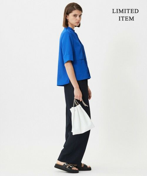 ICB / アイシービー シャツ・ブラウス | 【WEB限定・接触冷感・速乾・洗える】シルキーツイル 半袖クロップドシャツ | 詳細21