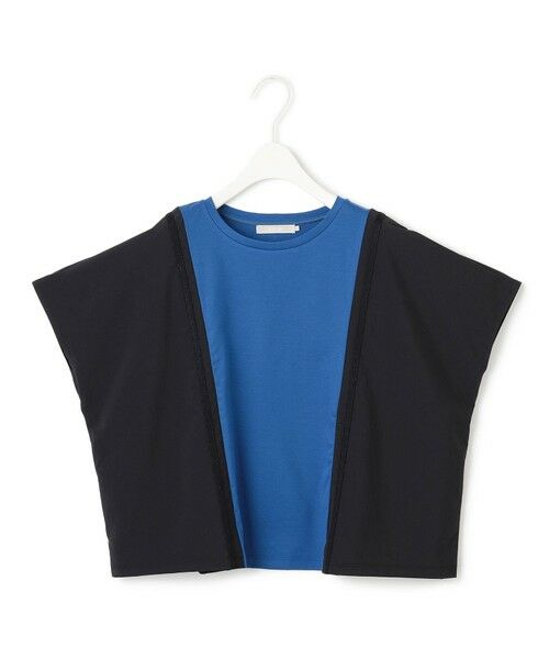 ICB / アイシービー カットソー | 【接触冷感・UVケア・洗える】シルケットスムースコンビ バイカラーカットソー | 詳細11