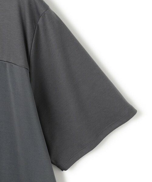 ICB / アイシービー カットソー | 【接触冷感・UVケア・洗える】シルケットスムースコンビ Tブラウスカットソー | 詳細11