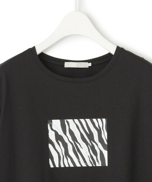 ICB / アイシービー カットソー | 【接触冷感・UVケア・洗える】ゼブラ柄 TEE | 詳細9