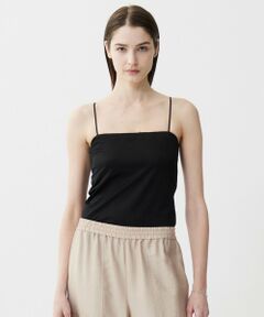 ICB / アイシービー キャミソール・チューブトップ | 【接触冷感・UVケア・速乾・洗える】カップ付きサテンキャミソール