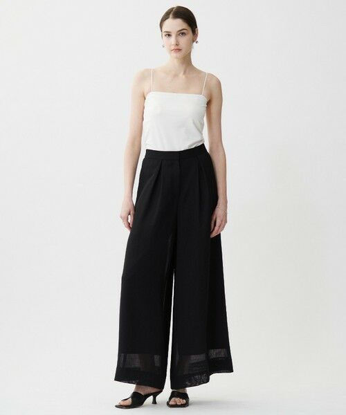 大きいサイズ＊ICB 接触冷感UVケア バッグサテントップス＊２３区自由区組曲 大きいサイズ＊ICB 接触冷感UVケア バッグサテントップス＊23